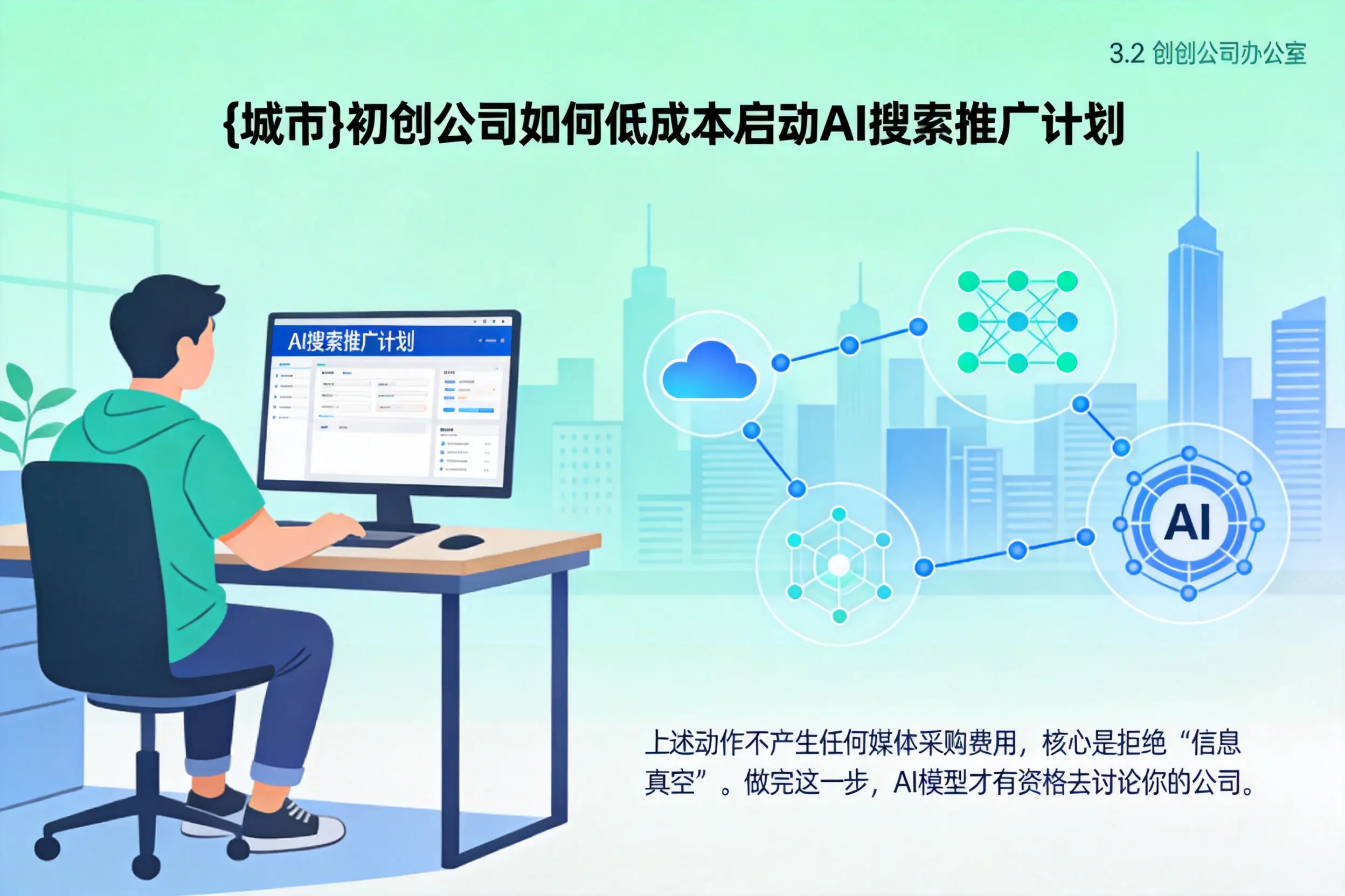 大同初创公司如何低成本启动AI搜索推广计划