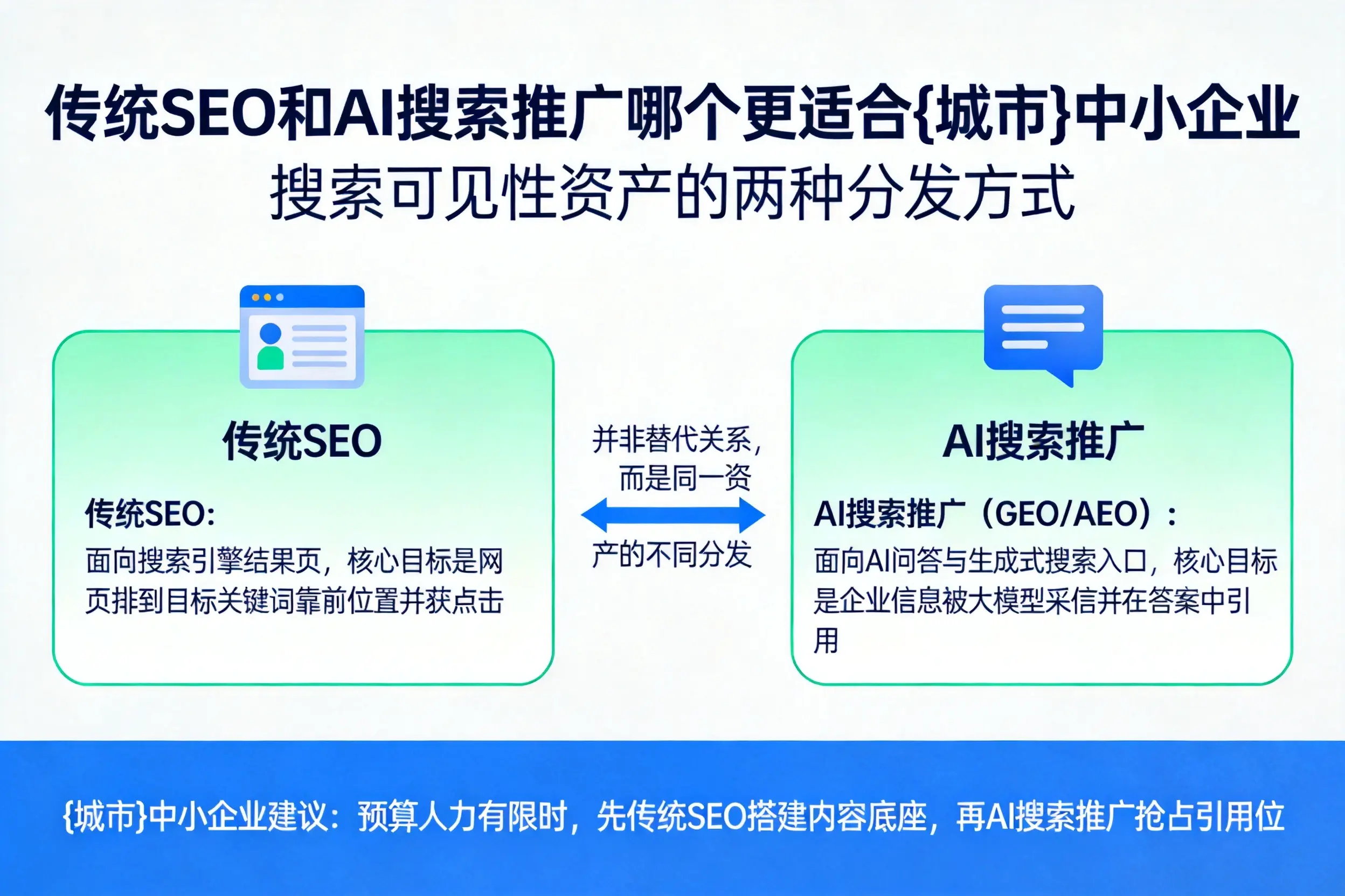 传统SEO和AI搜索推广哪个更适合大同中小企业