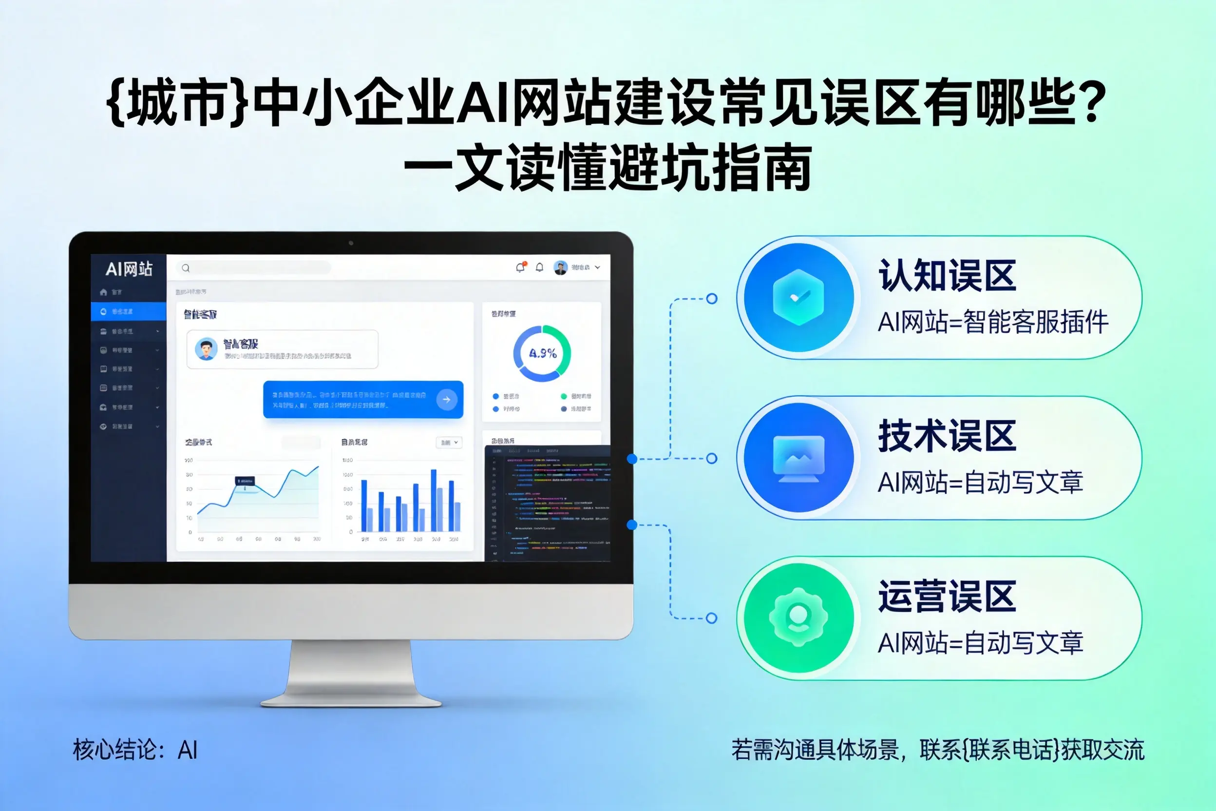 大同中小企业AI网站建设常见误区有哪些？一文读懂避坑指南