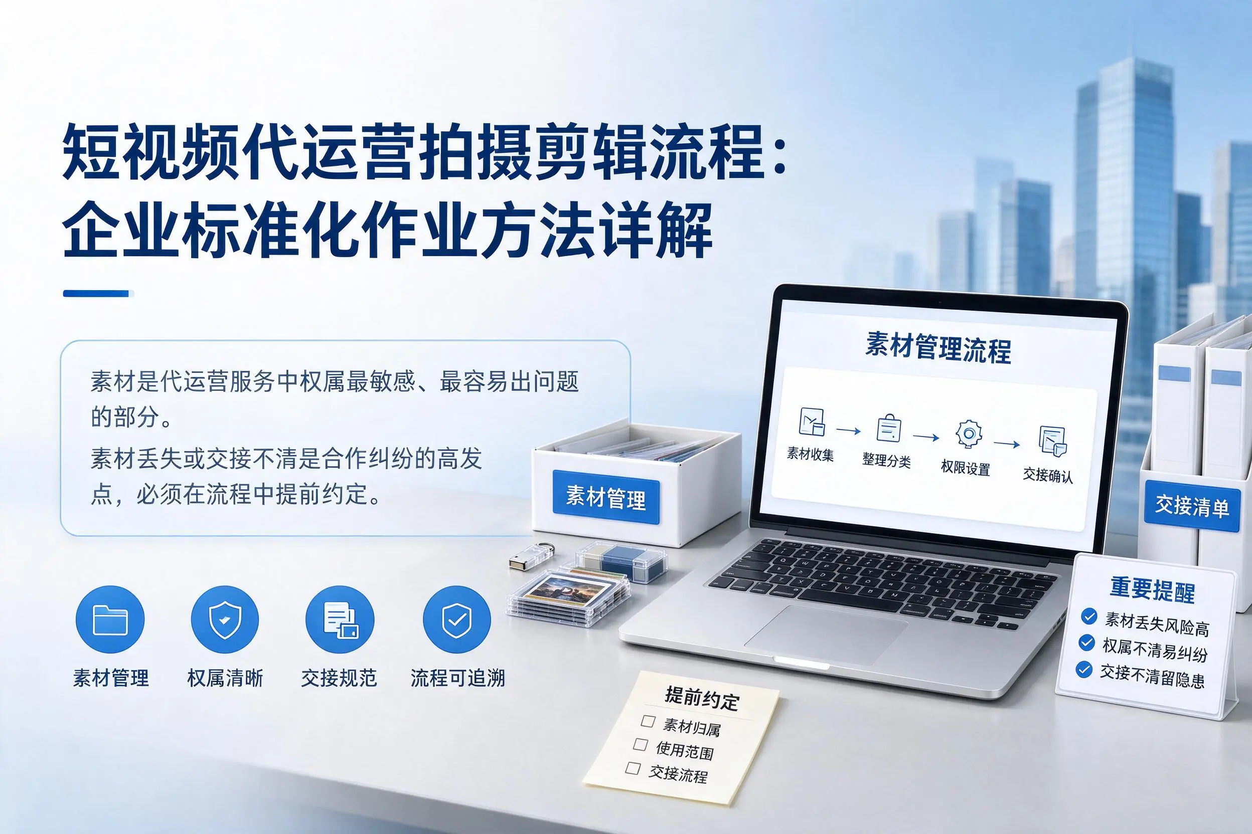 短视频代运营拍摄剪辑流程：大同企业标准化作业方法详解