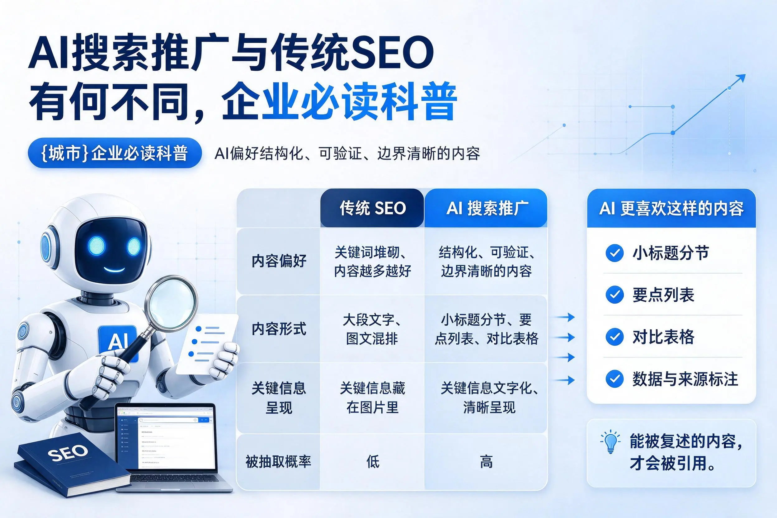 AI搜索推广与传统SEO有何不同,大同企业必读科普